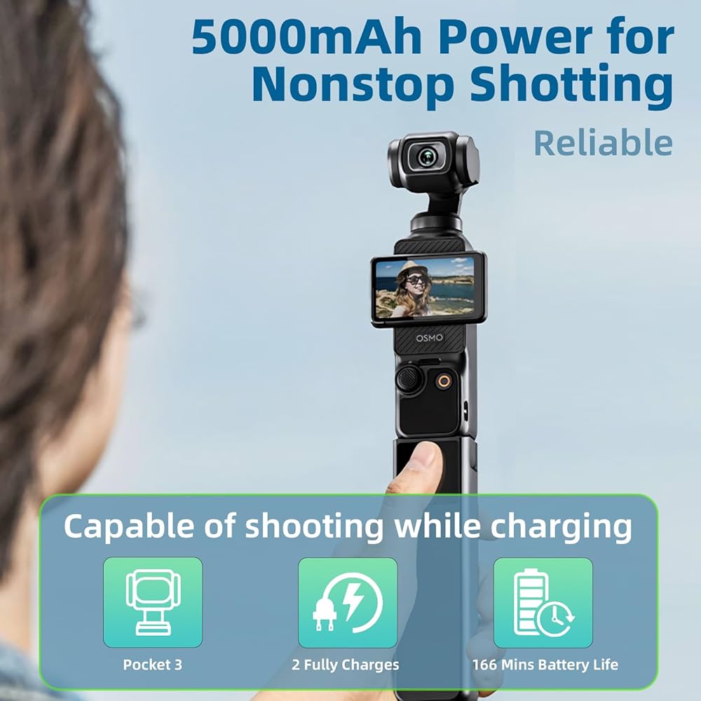 DJI Osmo Pocket 3バッテリーバンドル 新品未開封 Amazon | NBZZ Osmo Pocket 3 バッテリーハンドルグリップ、DJI